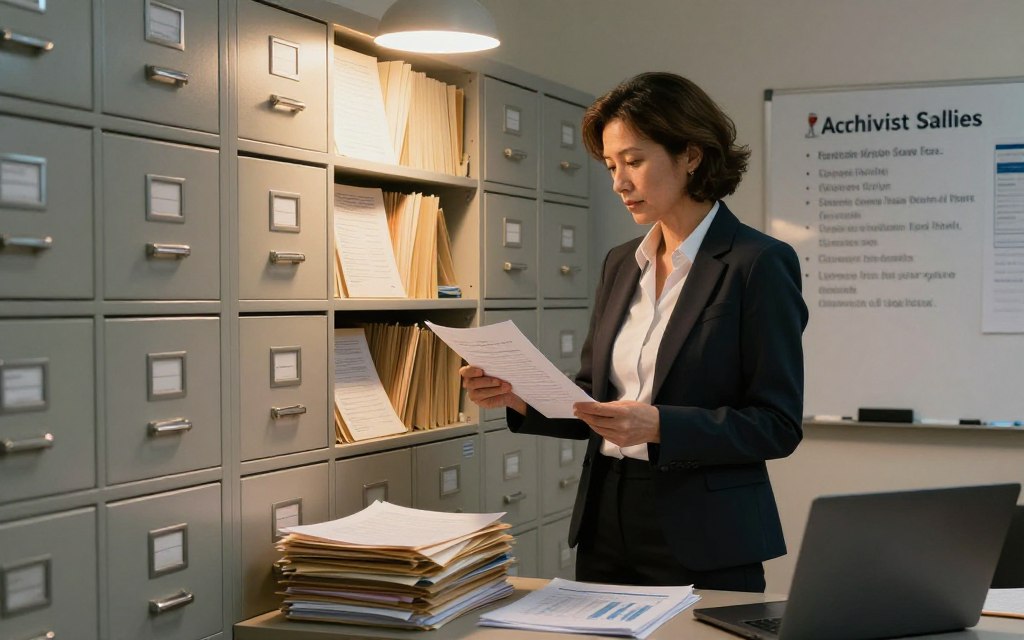 czynniki wynagrodzeń archiwista